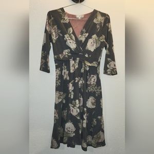 Mimi & Daphne Grey Floral Dress